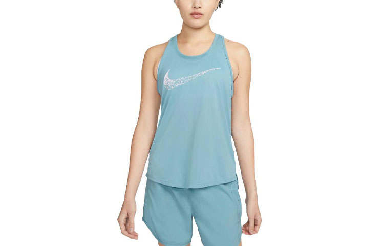 Nike Nike Tank Tops Women's Sky Blue Straight Fit