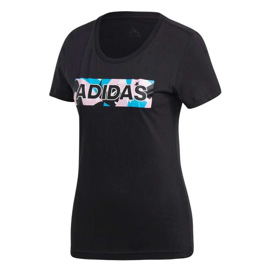 Adidas Adidas T Shirts Women's Black Crew Neck Moderate