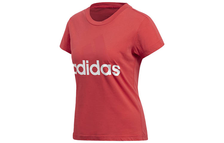 Adidas Adidas T Shirts Women's Natural Coral Powder Crew Neck Moderate