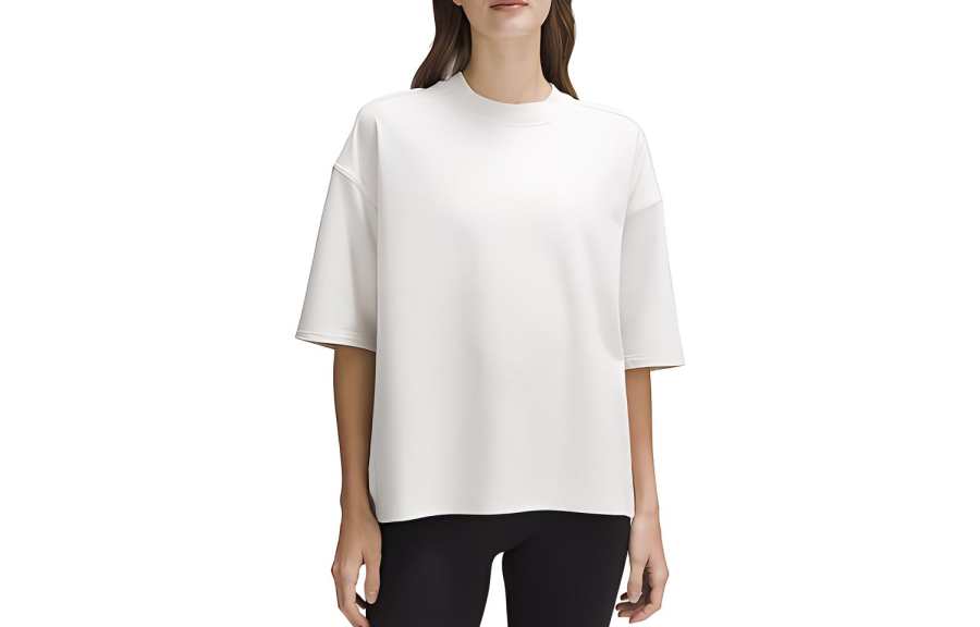 Lululemon French Terry Drop Shoulder Sleeve T Shirt Women's