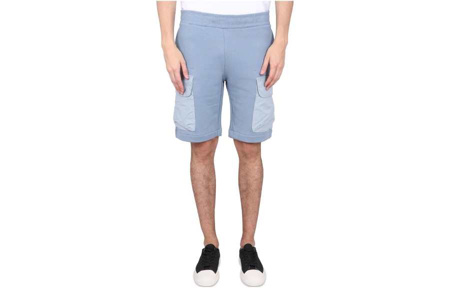 Ps By Paul Smith embroidered-logo knee-length shorts