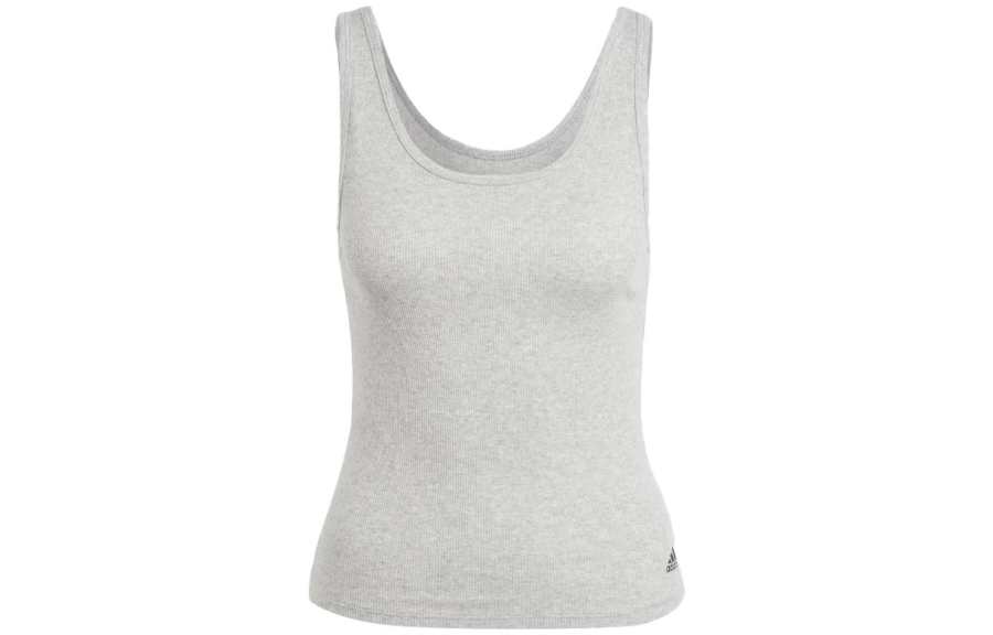 Adidas Adidas Tank Tops Women's Gray Straight Fit