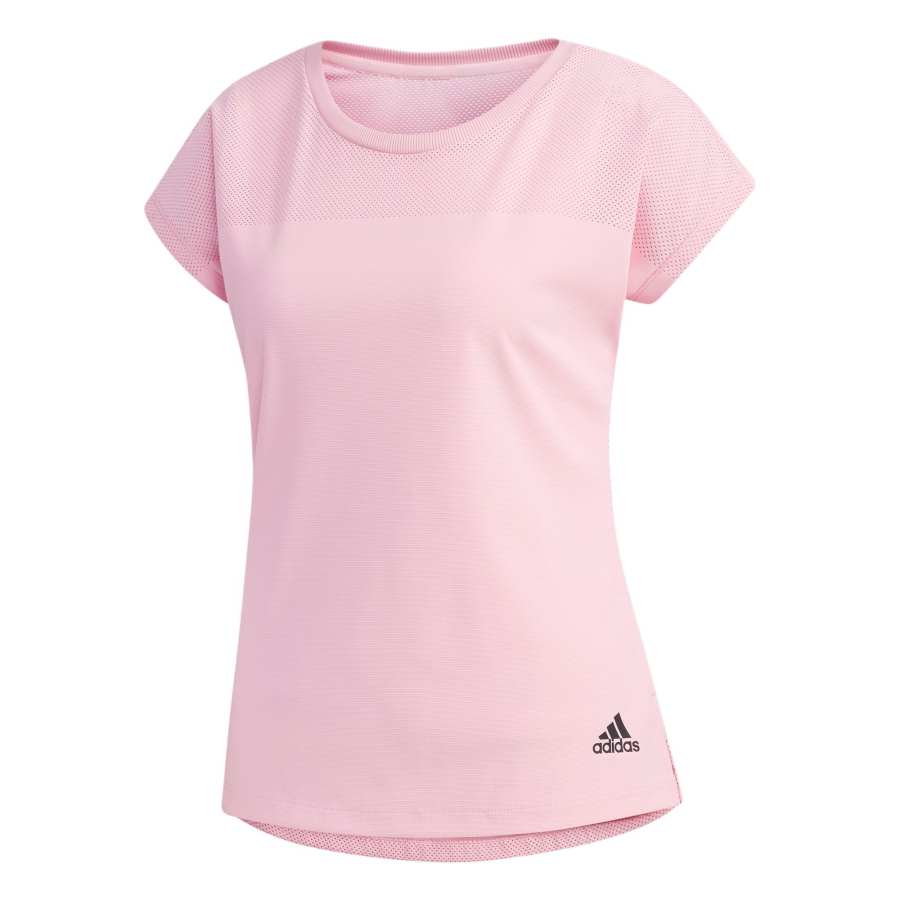 Adidas Adidas T Shirts Women's Pink Crew Neck Moderate