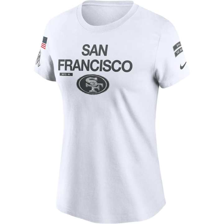 Nike Nike San Francisco 49ers Salute To Service Legend Women's Nike Nfl T Shirt