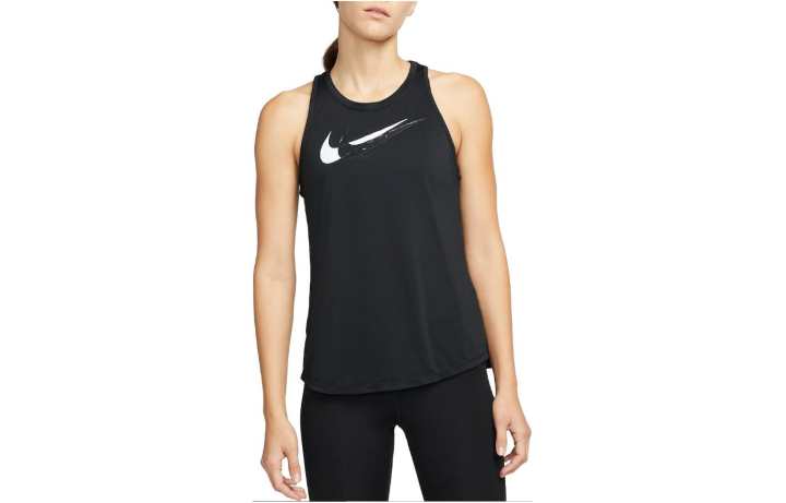 Nike Nike Tank Tops Women's Black Crew Neck Moderate Straight Fit