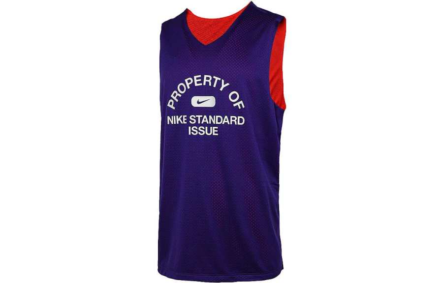 Nike Nike Basketball Jerseys Men's Purple Moderate Straight Fit