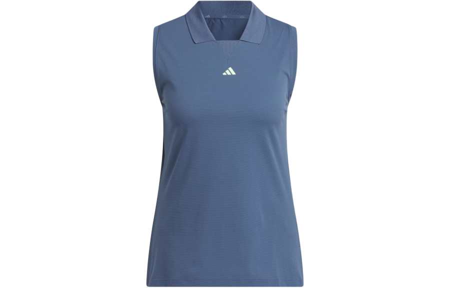 Adidas Adidas Tank Tops Women's Blue Square Collar Moderate Straight Fit