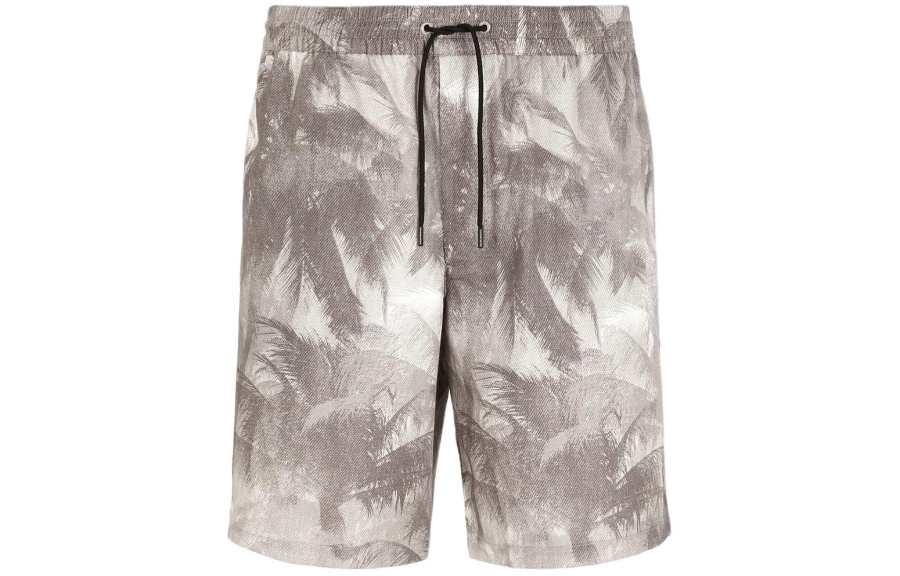 Emporio Armani graphic-print track shorts