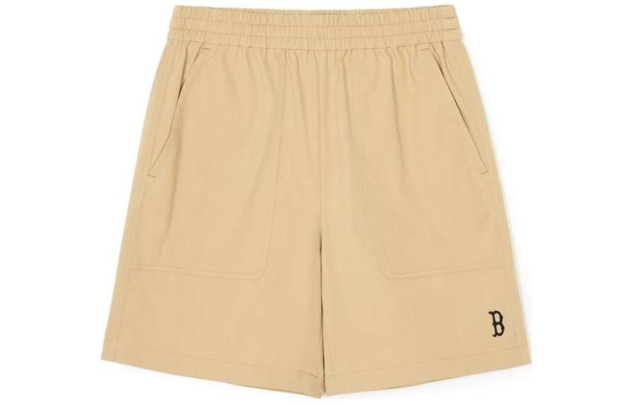 MLB MLB Casual Shorts Unisex Beige Yellow