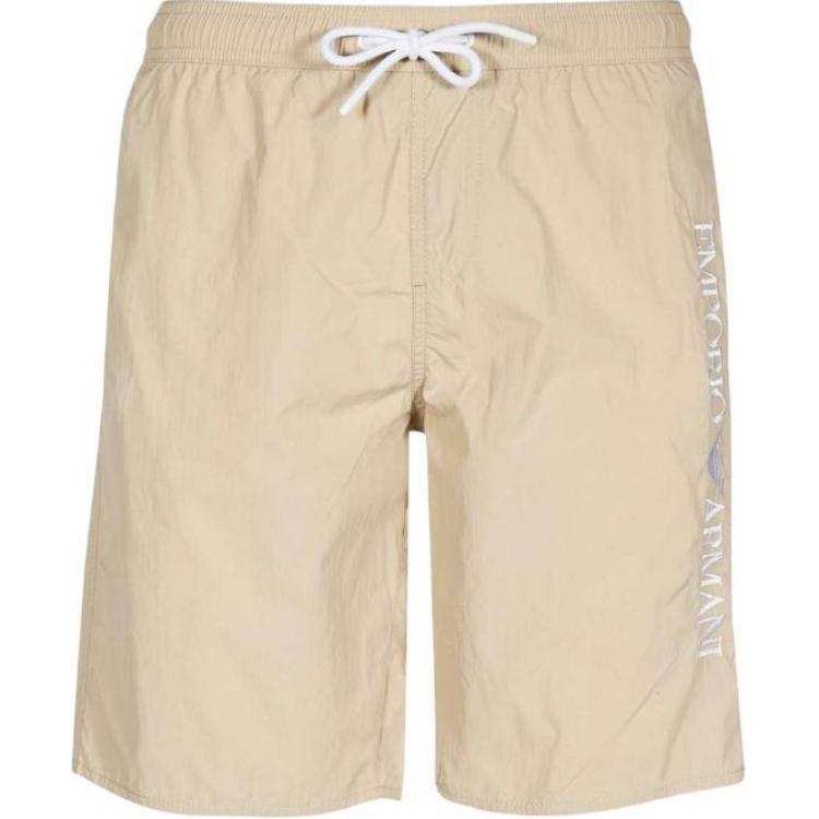 EMPORIO ARMANI Beach Shorts Men's Khaki