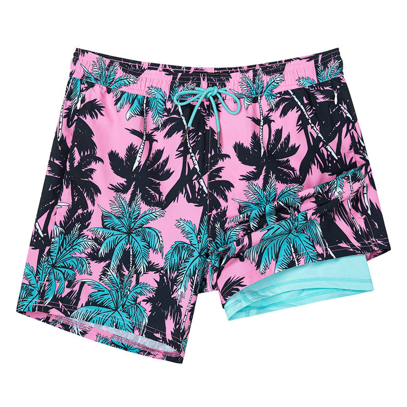 SURFCUZ Beach Shorts Men's Foundation Green Coconut Grove