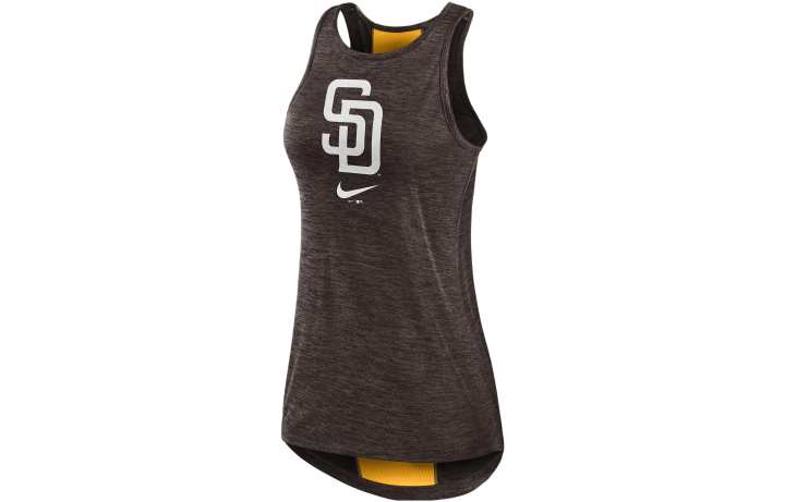 Nike Nike Tank Tops Women's Brown Crew Neck Moderate Straight Fit