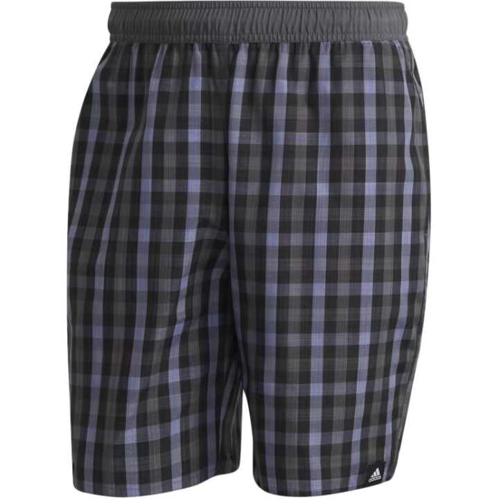 Adidas Adidas CLASSIC LENGTH CHECK SWIM SHORTS Swimming Shorts Men's Black
