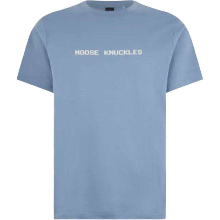 Moose Knuckles T Shirt Men's Ocean Blue