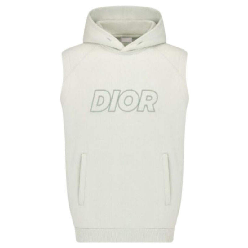 DIOR DIOR Sweatshirts Men's Green Hooded Moderate Regular