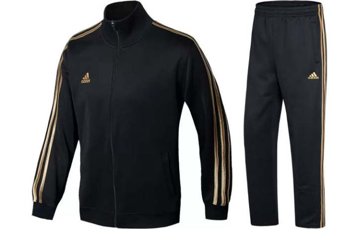 Adidas Adidas Casual Sportswear Men's Black Gold