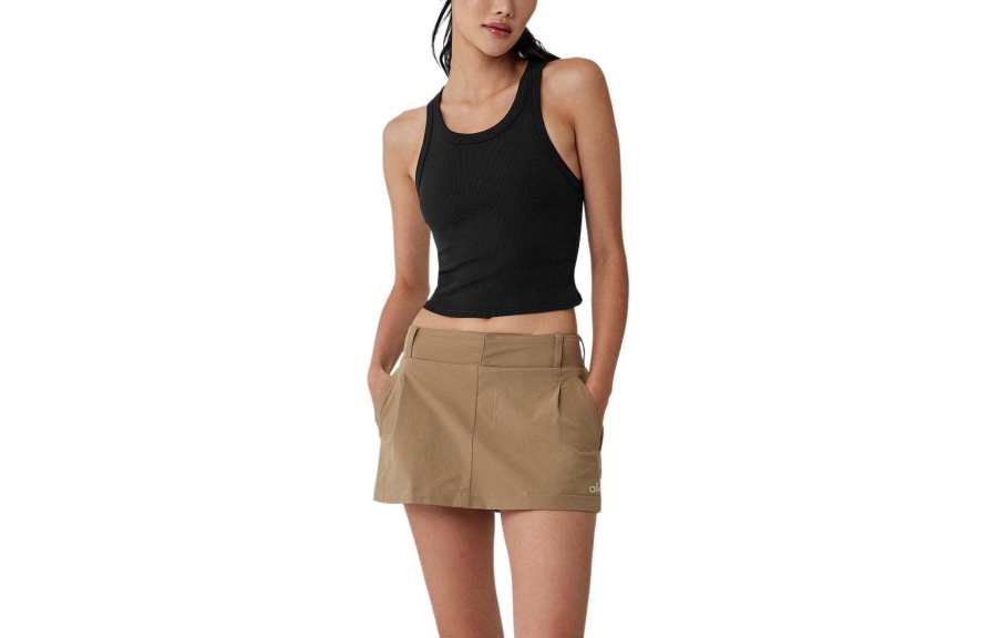 Alo Yoga Tank Tops Women's Crew Neck Moderate Racerback