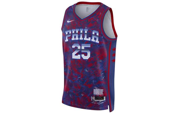 Nike Nike Basketball Jerseys Men's Purple Moderate Straight Fit