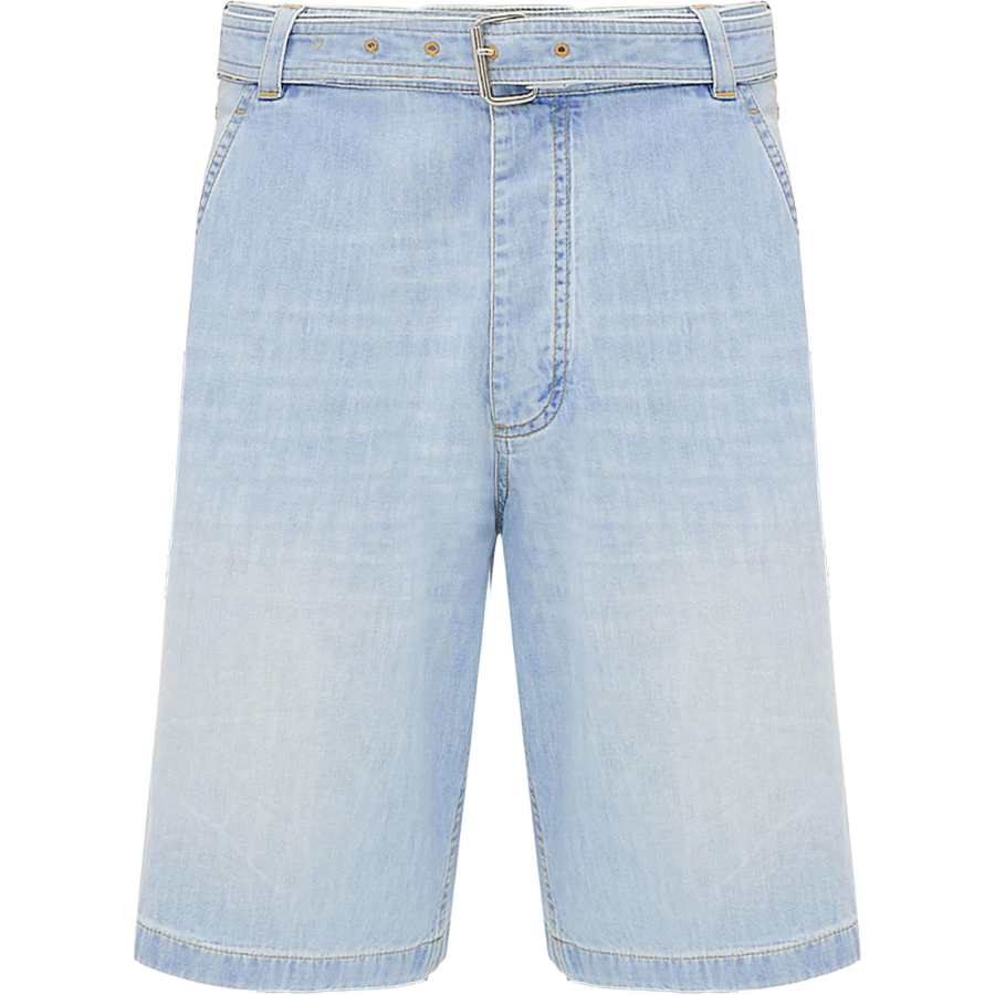 Bottega Veneta Belted Denim Shorts