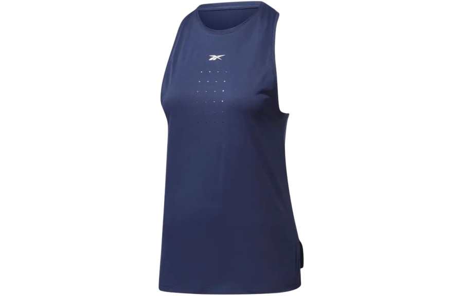 Reebok Lm Perforated Tank Top Women's Marine Blue