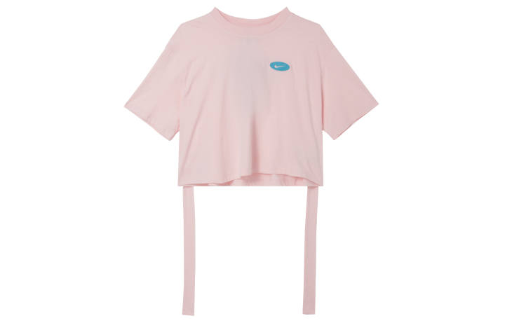 Nike Nike Crop Tops Women's Pink Crew Neck Moderate
