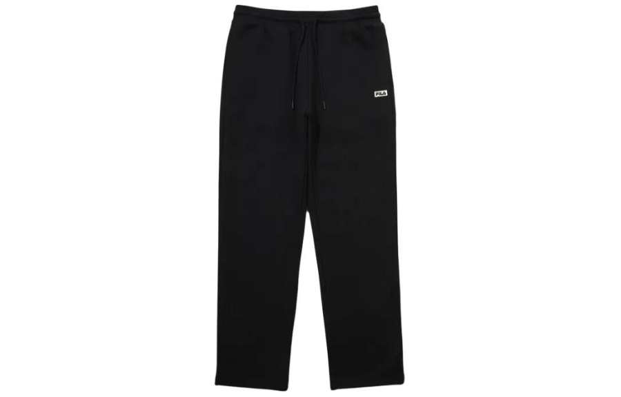 FILA Casual Pants Unisex Black Moderate Straight Fit Pants