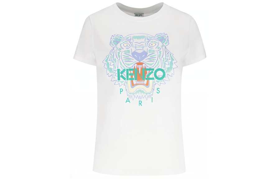KENZO Classic Tiger Head Regular T Shirt Women's White