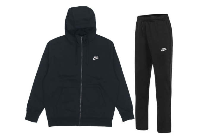 Nike Nike Casual Sportswear Men's Black+Black Hooded Moderate