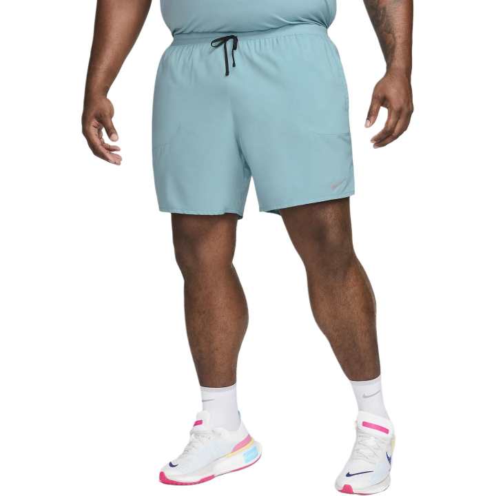 Nike Nike x STRIDER Dri Fit Men's Dri FIT 7' Brief Lined Running Shorts Casual Shorts Men's Denim Blue Turquoise