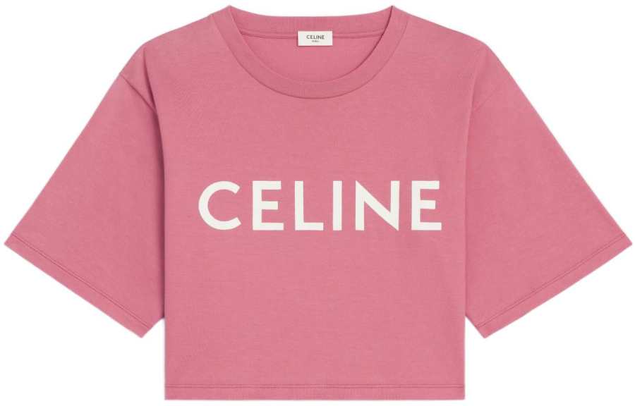 CELINE SS22 T Shirt Women's Pink