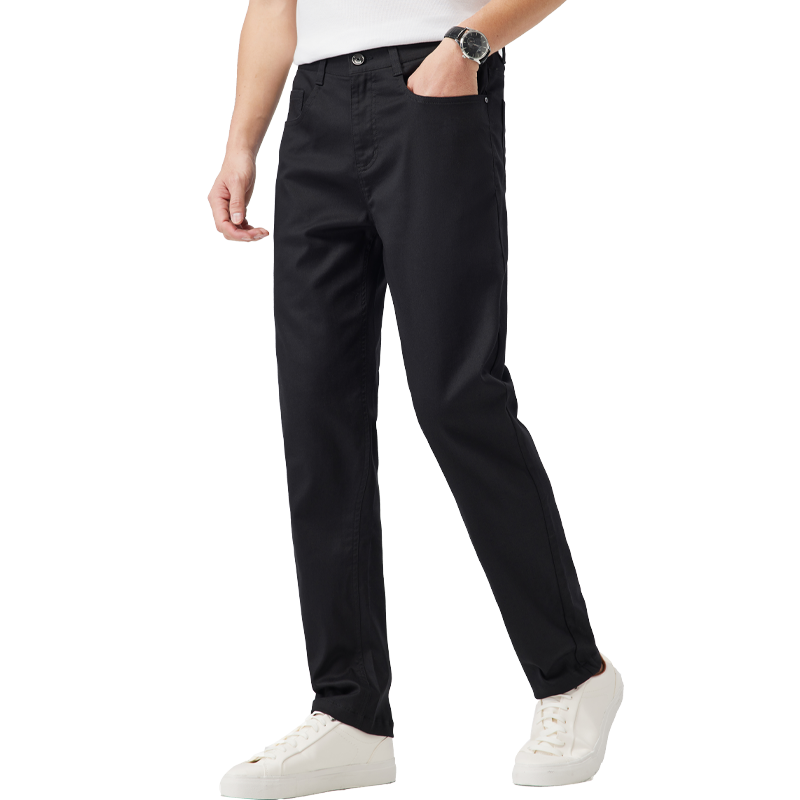 Hodo Casual Pants Men's Moderate Slim Fit Pants