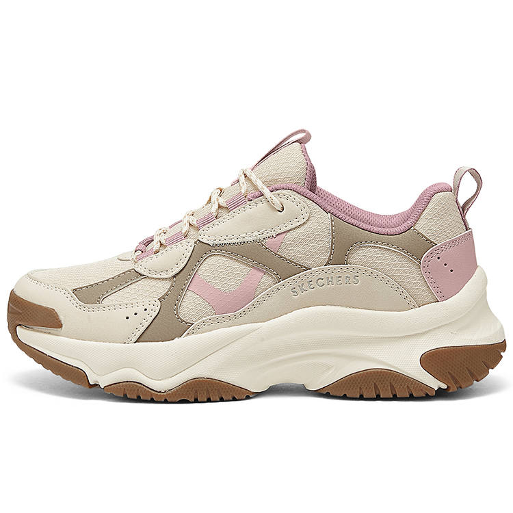 Skechers MOONHIKER Mantle Moon Shoes Low top Chunky Sneakers Women's Pink
