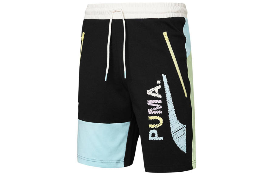 PUMA Athleisure Casual Sports Shorts Men's Black