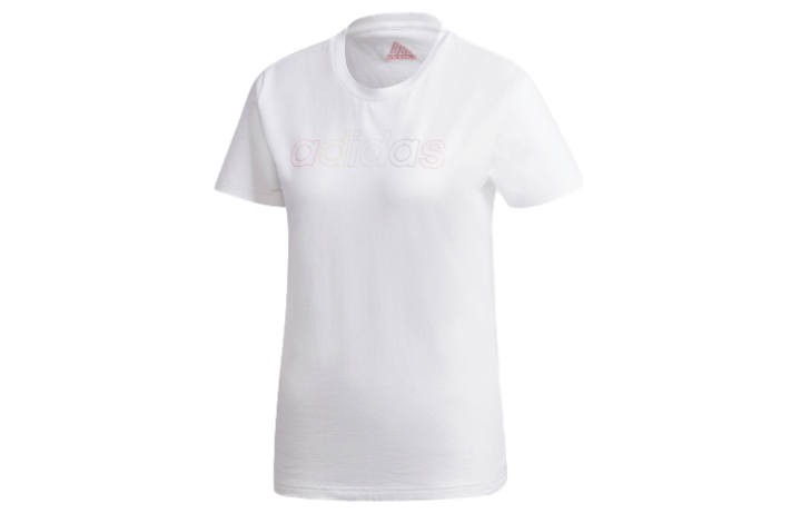 Adidas Adidas T Shirts Women's White Crew Neck Moderate Straight Fit