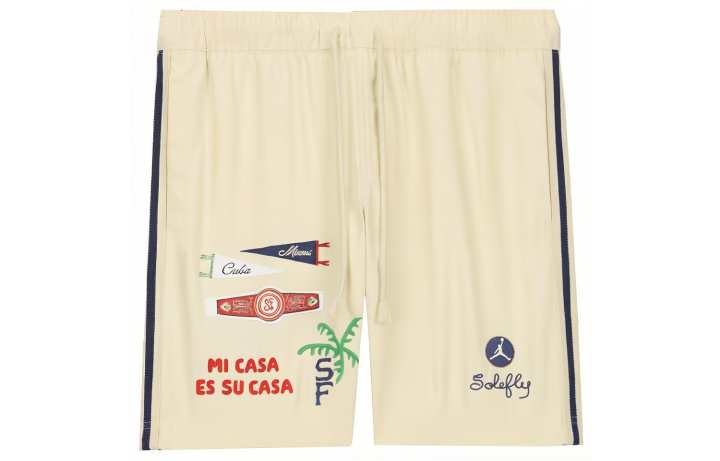 Jordan Jordan x SoleFly Casual Shorts Men's Ecru