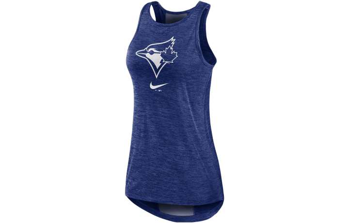 Nike Nike Tank Tops Women's Blue Crew Neck Moderate Straight Fit