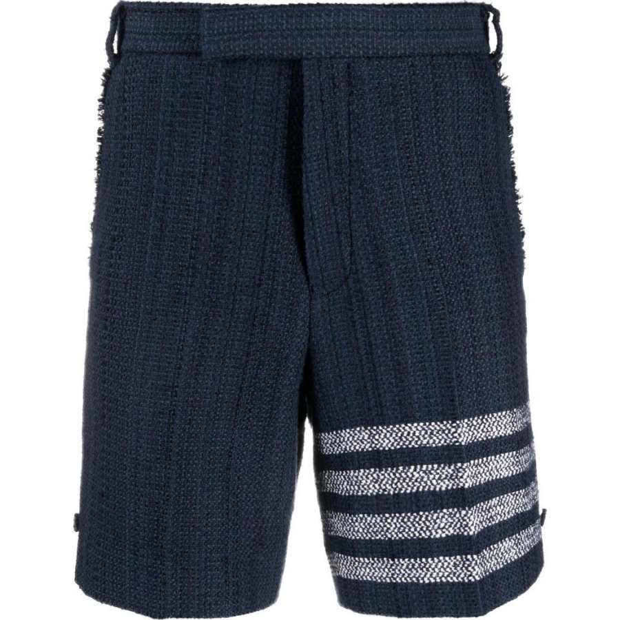 THOM BROWNE Thom Browne 4 Bar-stripe tweed shorts