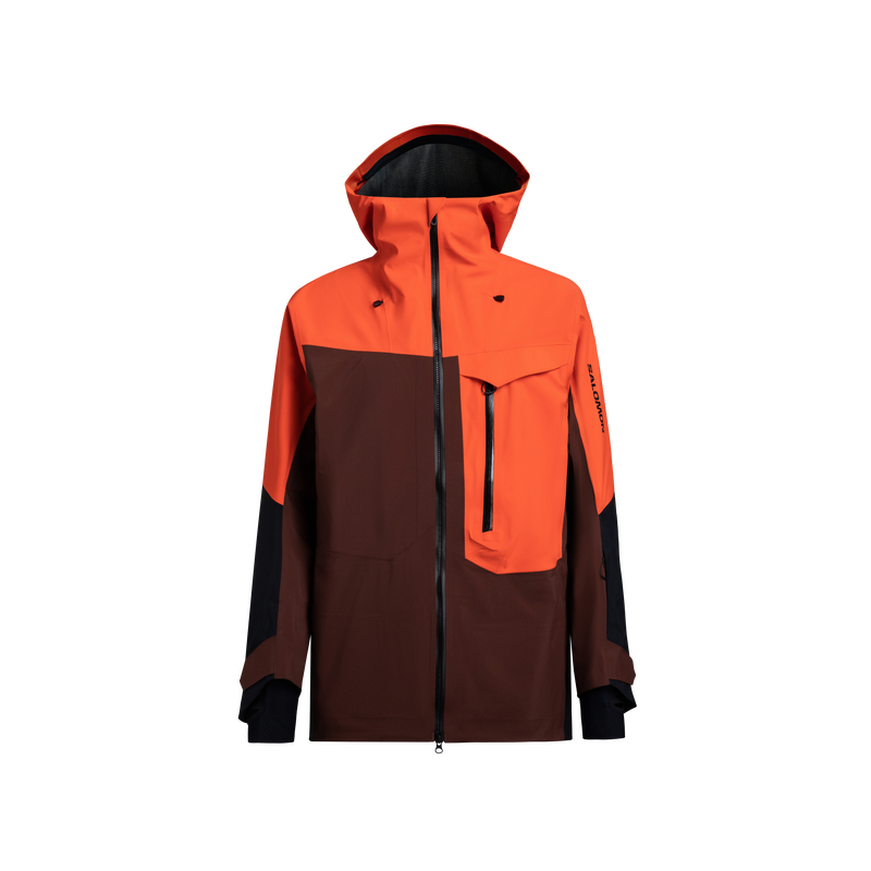 SALOMON MOON PATROL Ski Top Men's Tomato Red