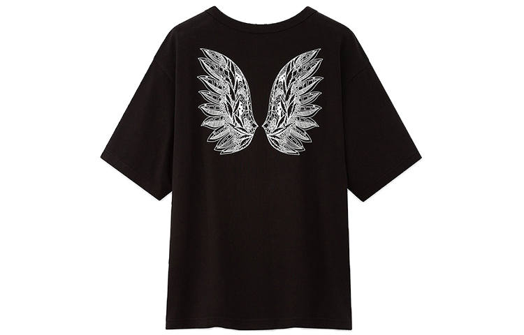 UNIQLO Straight Fit T Shirt Women's Black
