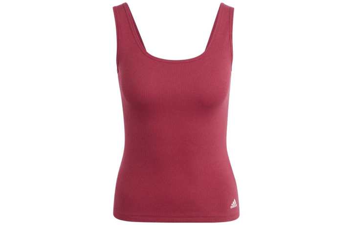 Adidas Adidas Tank Tops Women's Red Straight Fit