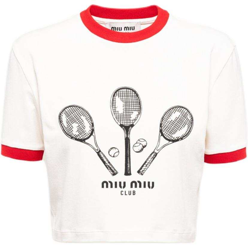MIU MIU FW22 T Shirt Women's White