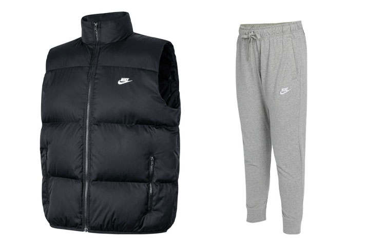 Nike Nike Casual Sportswear Men's Black Top+Gray Bottom