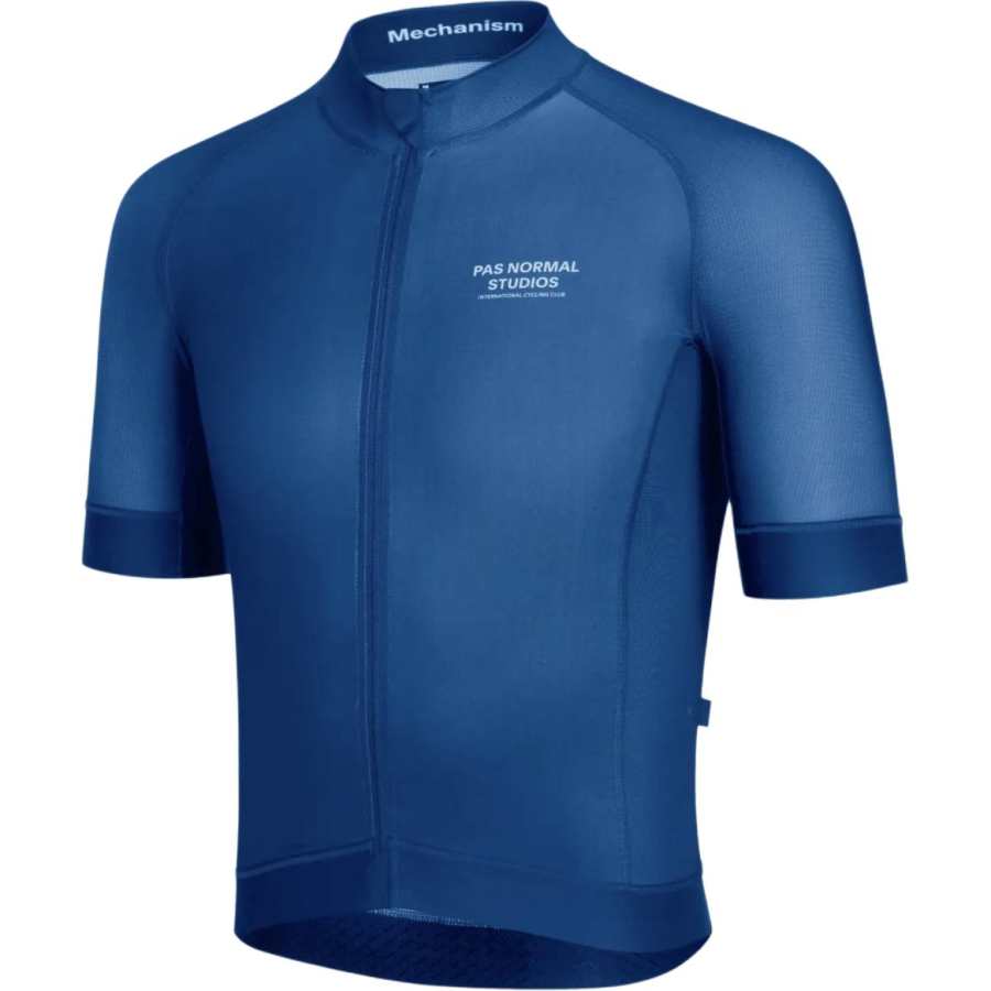 PAS NORMAL STUDIOS Men's Mechanism Jersey Cycling Clothing Men's Dark Blue