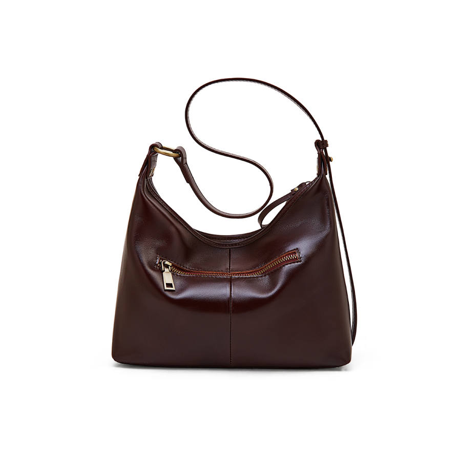 LAORENTOU Top Grain Cow Leather Shoulder Bag Women's Multicolor