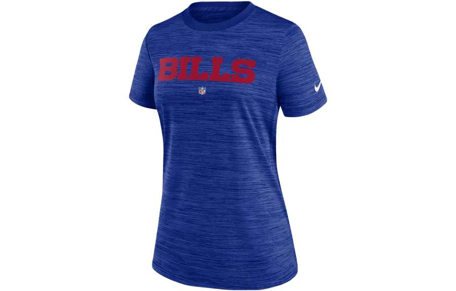 Nike Nike T Shirts Women's Blue Crew Neck Moderate Straight Fit