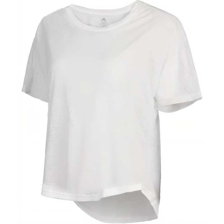 Adidas Adidas T Shirts Women's White Crew Neck Moderate
