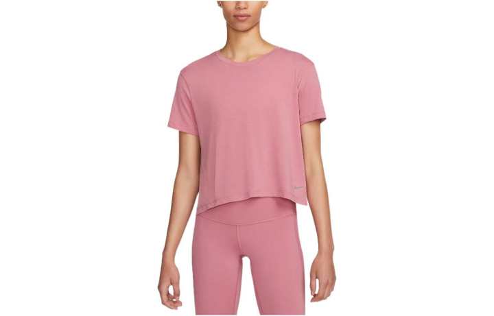Nike Nike T Shirts Women's Dried Rose Pink Crew Neck Moderate