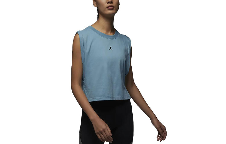 Jordan Jordan ESSENTIALS Tank Tops Women's Sky Blue Straight Fit