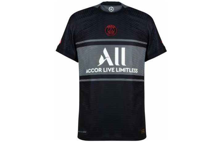 Nike Nike Paris Saint Germain Soccer Jerseys Men's Black Moderate