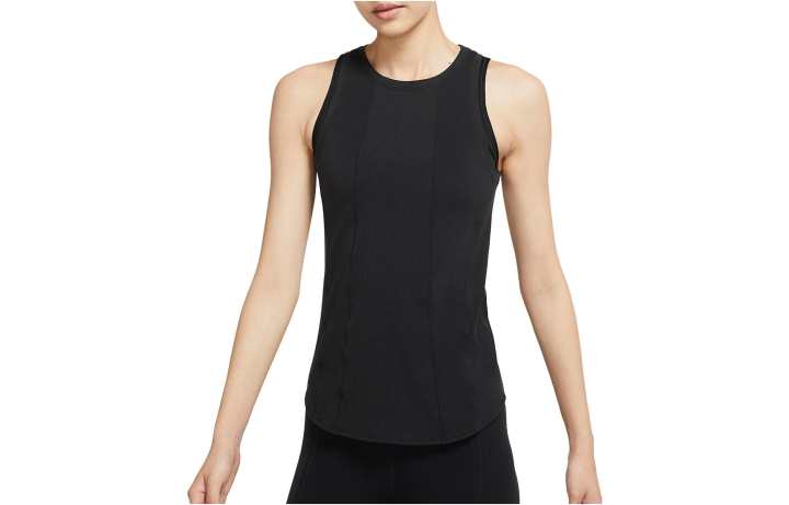 Nike Nike Tank Tops Women's Black Crew Neck Moderate Straight Fit